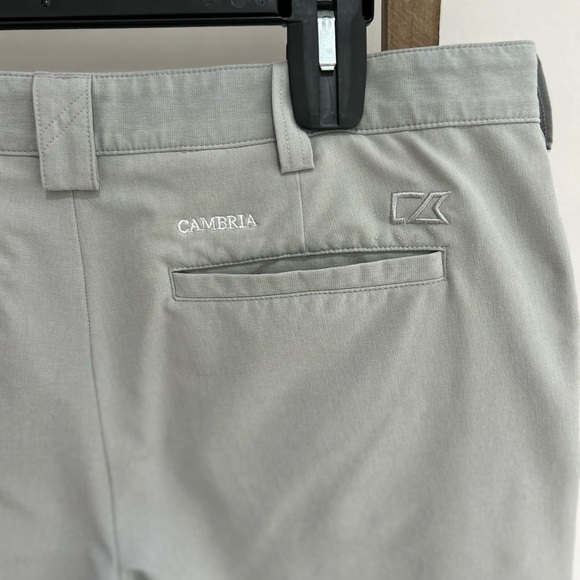 Cutter & Buck Light Gray Flat Front Shorts Men’s Size 34 Casual Lightweight - Picture 3 of 7